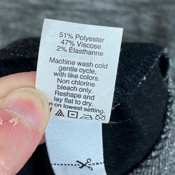 Madewell V-Neck Mini Dress Long Sleeves Grey Size 0 Bridgewalk Flare A-Line Boho - Picture 6 of 9